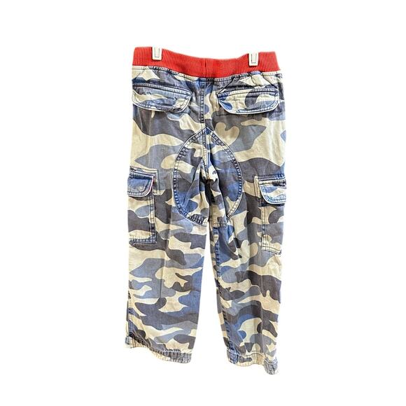 Mini Boden Blue/Grey Camo Cargo Pants, GUC, Sz 8Y (8C) - Picture 2 of 6